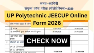 UP Polytechnic JEECUP Online Form 2026